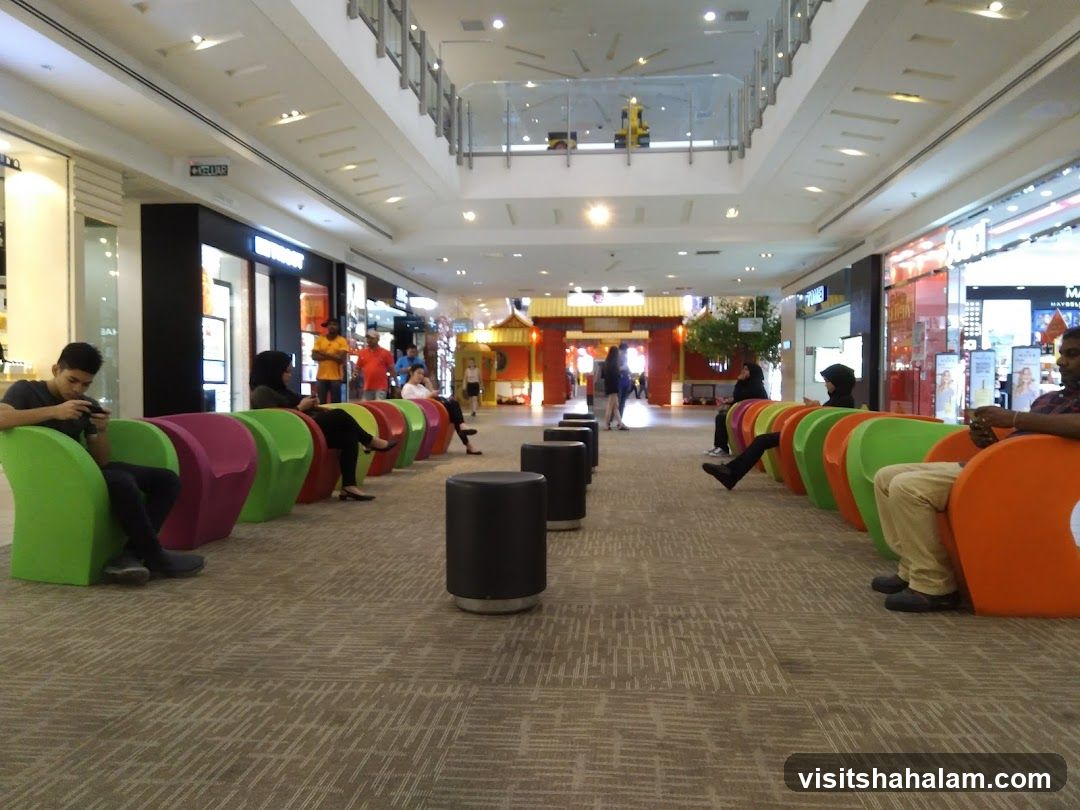 Mall Interior with Seating