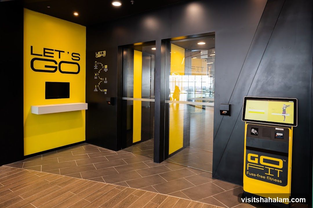 Gym Entrance with Kiosk