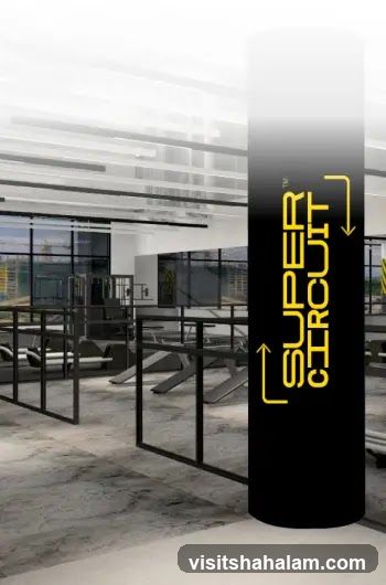 Gym Interior with Branding