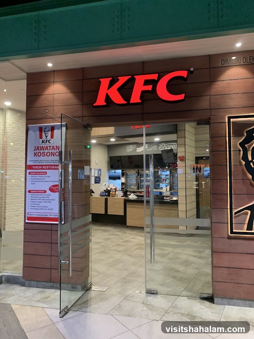 KFC Restaurant Entrance