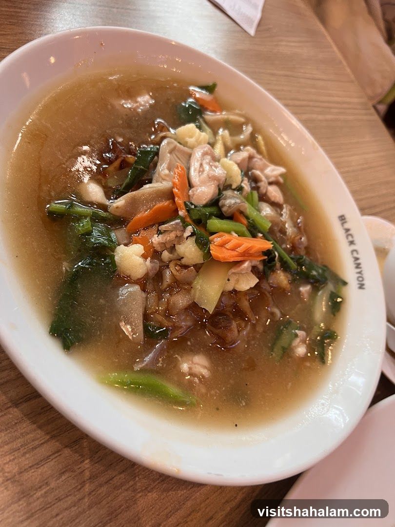 Noodle Dish with Vegetables and Meat