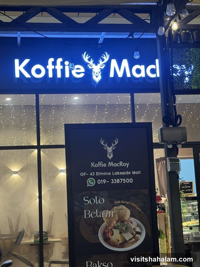 Koffie MacRoy Menu Board