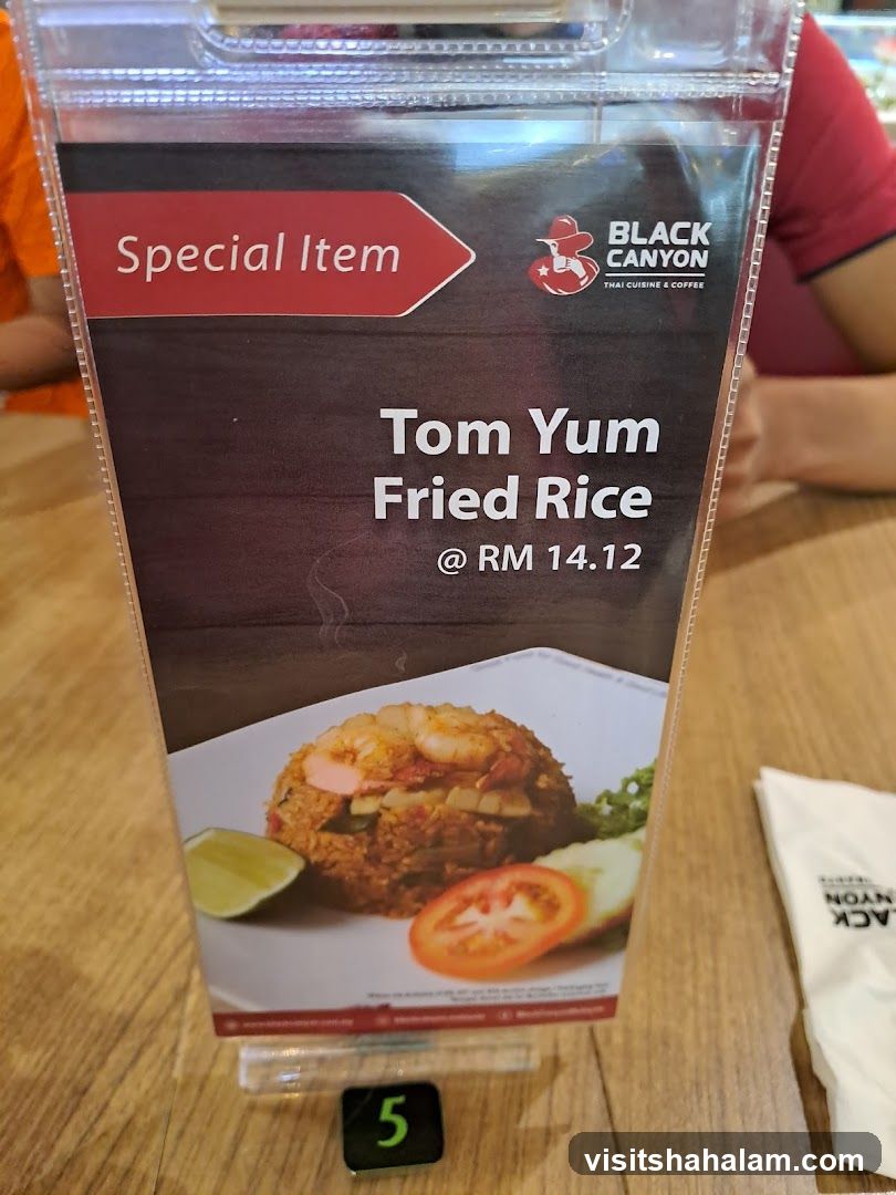 Tom Yum Fried Rice Special