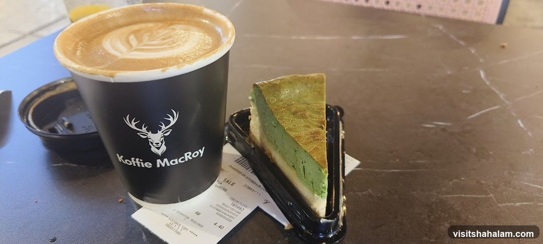 Coffee and Matcha Cheesecake
