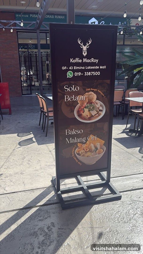 Koffie MacRoy Menu Board
