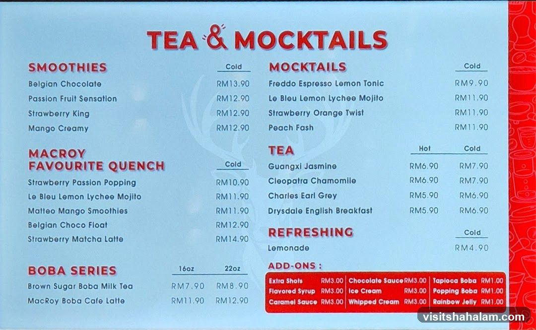 TEA & MOCKTAILS