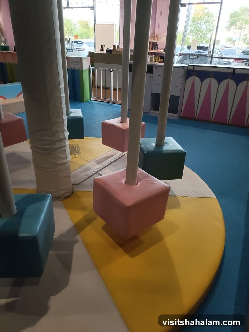 Play Area with Colorful Cushions