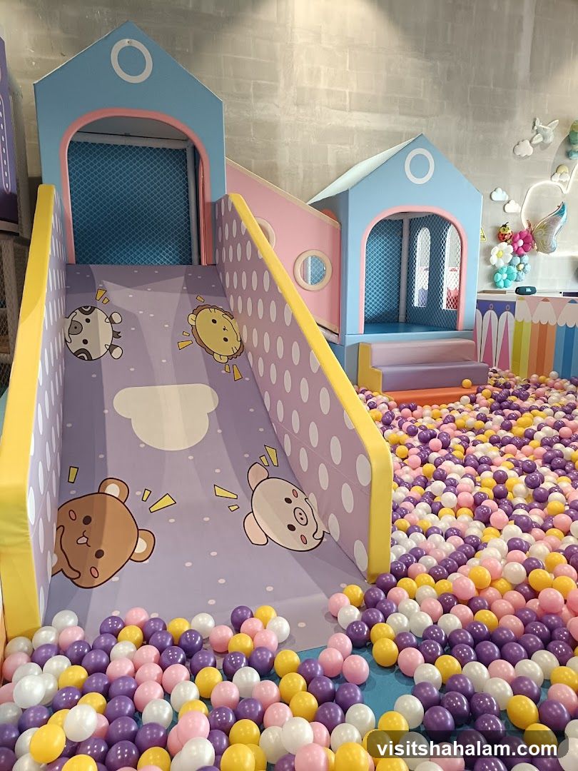 Indoor Playground Slide and Ball Pit