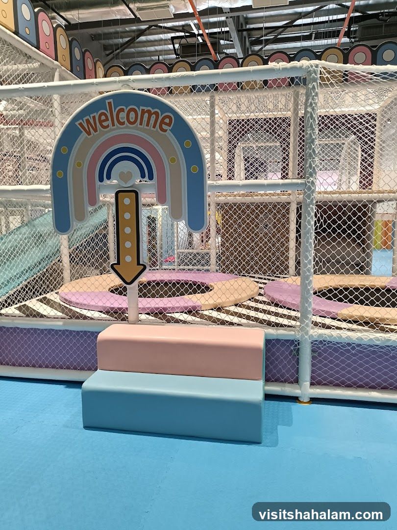 Indoor Playground Welcome Sign