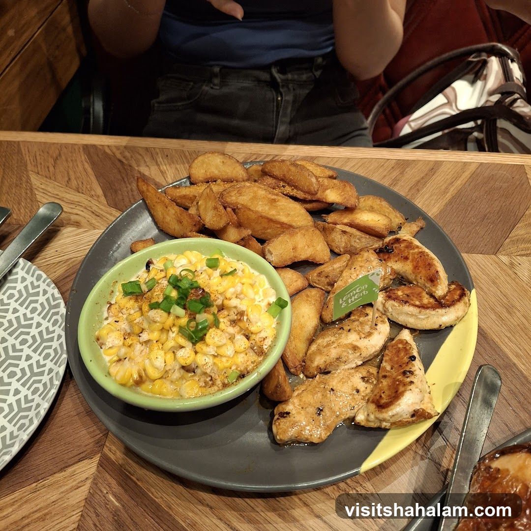 Chicken and Potato Platter