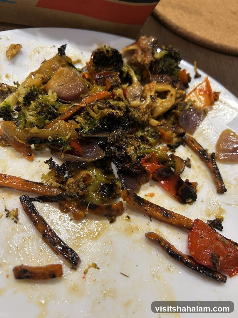 Roasted Vegetables on a Plate