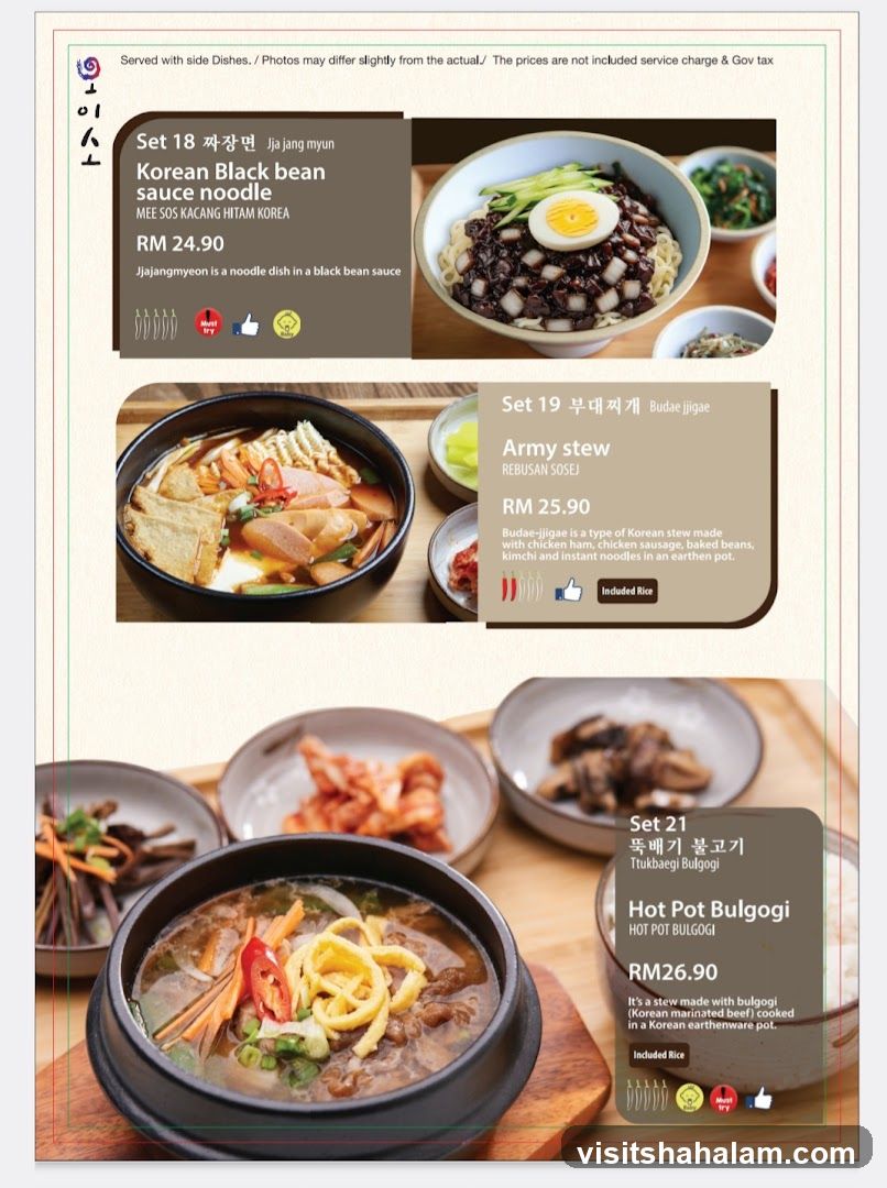 Korean Food Sets