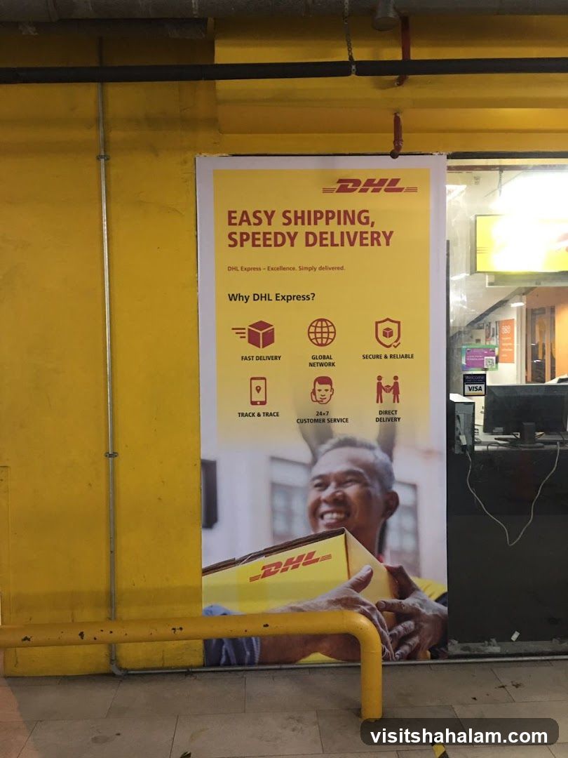 DHL Shipping Advertisement