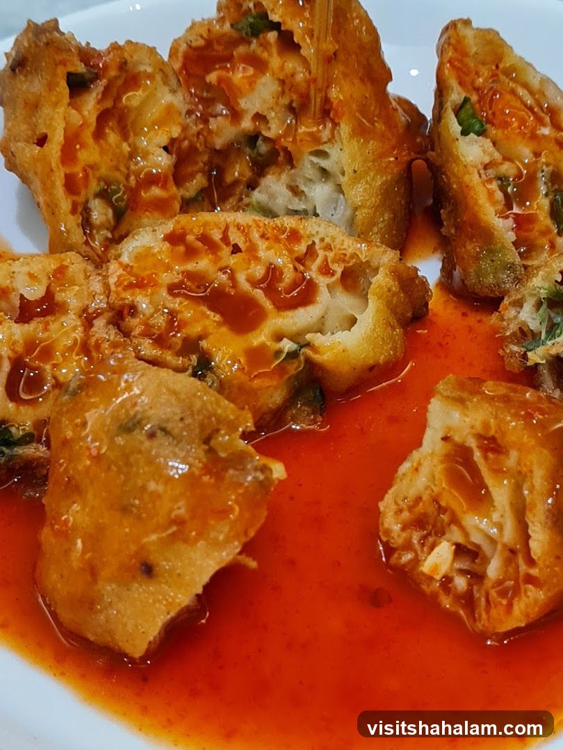Fried Spring Rolls with Sauce