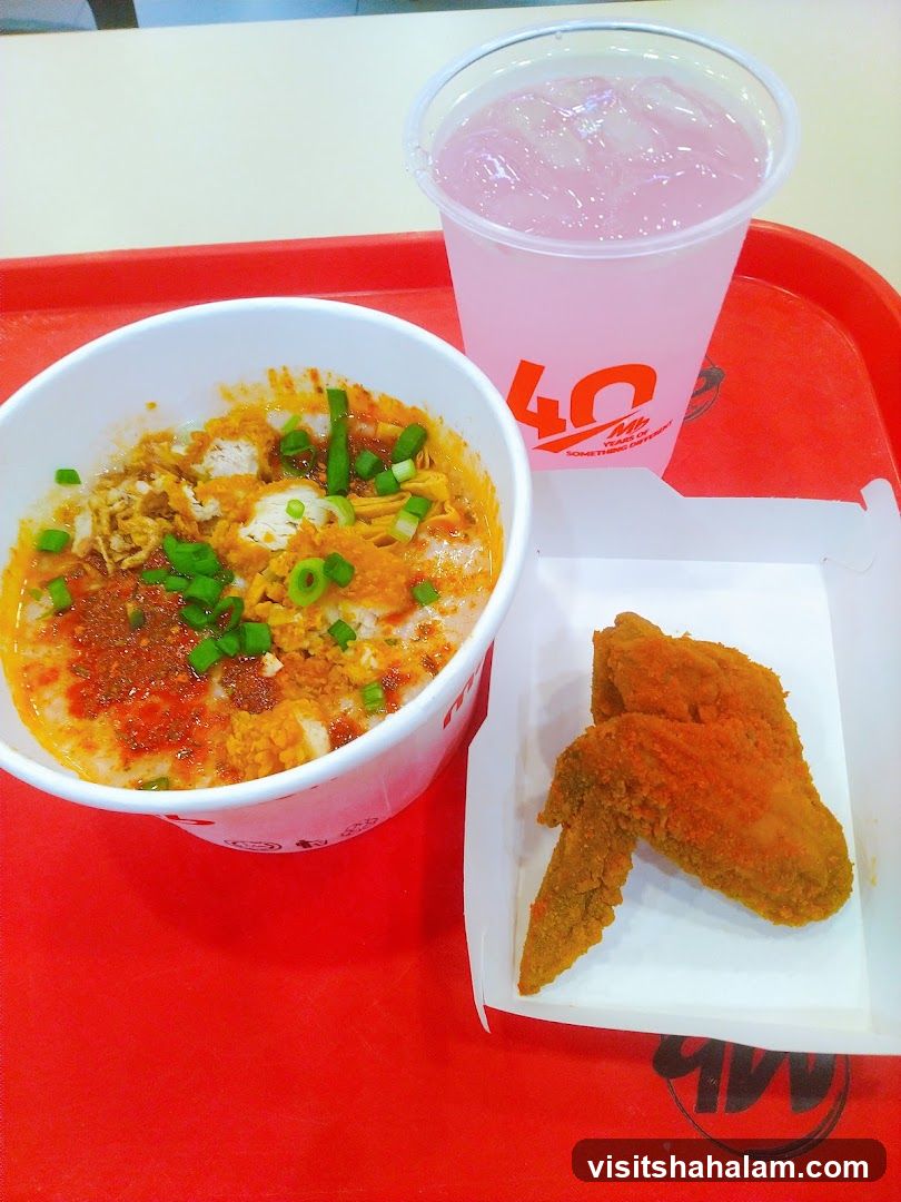 Congee and Fried Chicken