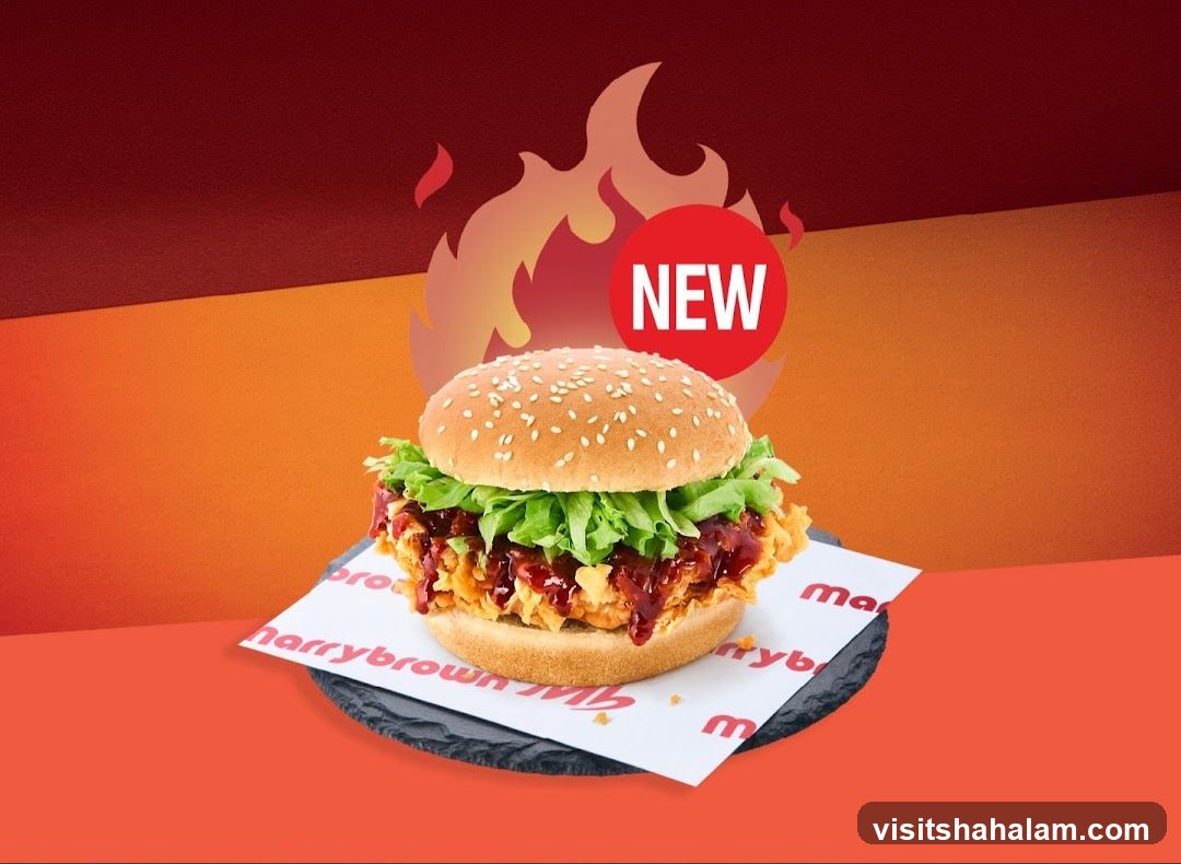 New Burger Advertisement