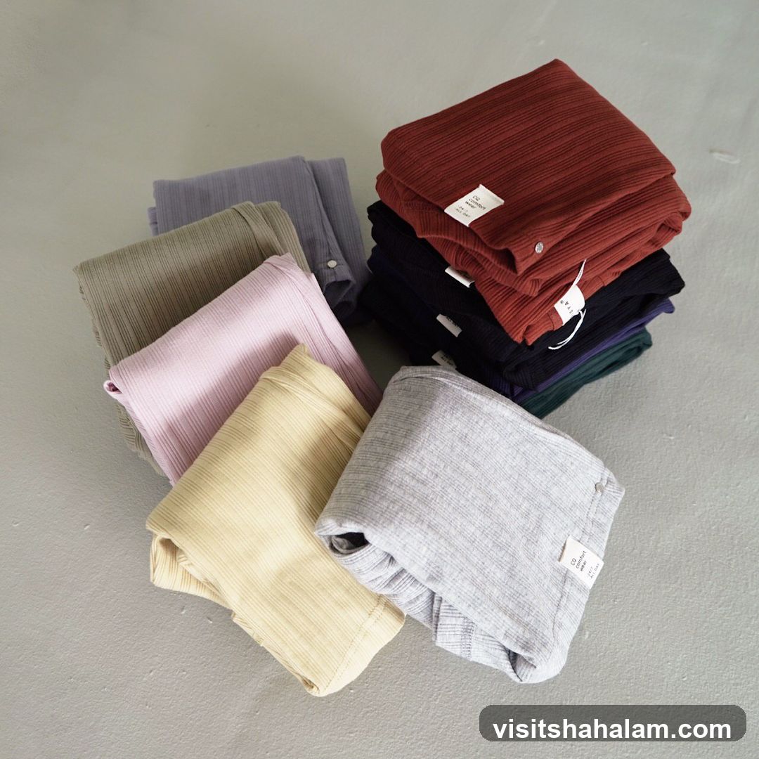 Folded Ribbed Garments
