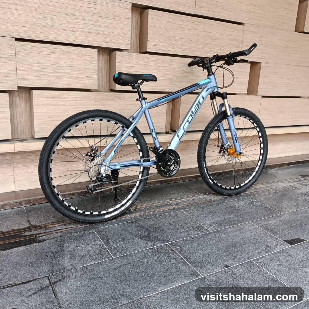 Light Blue Mountain Bike