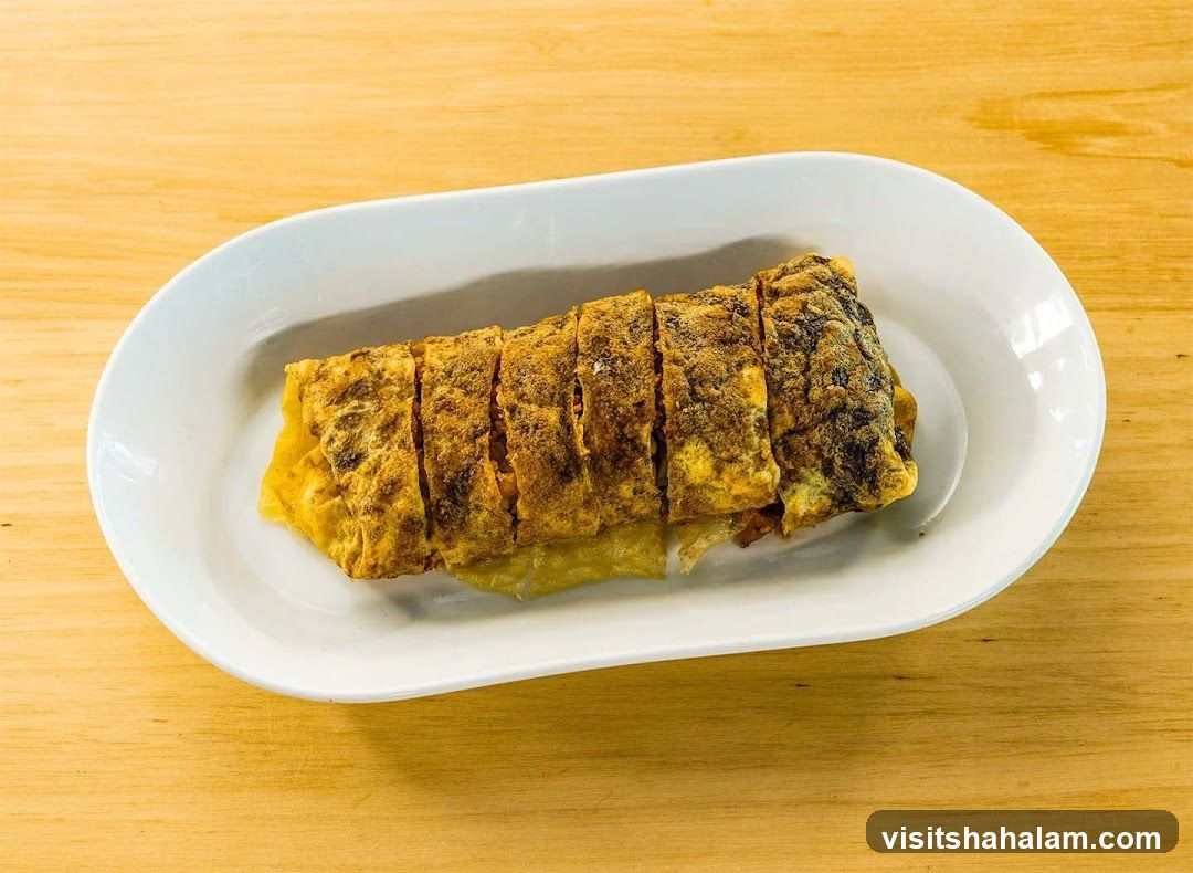 Rolled Omelet Slices
