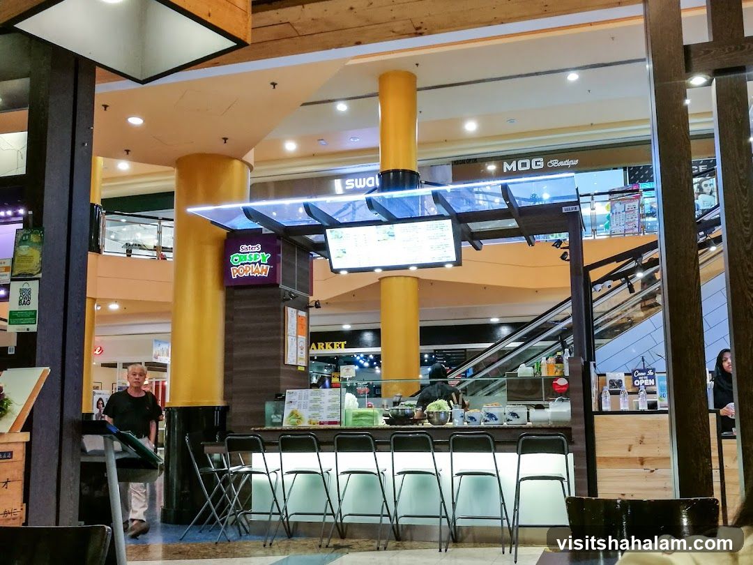 Food stall in a mall