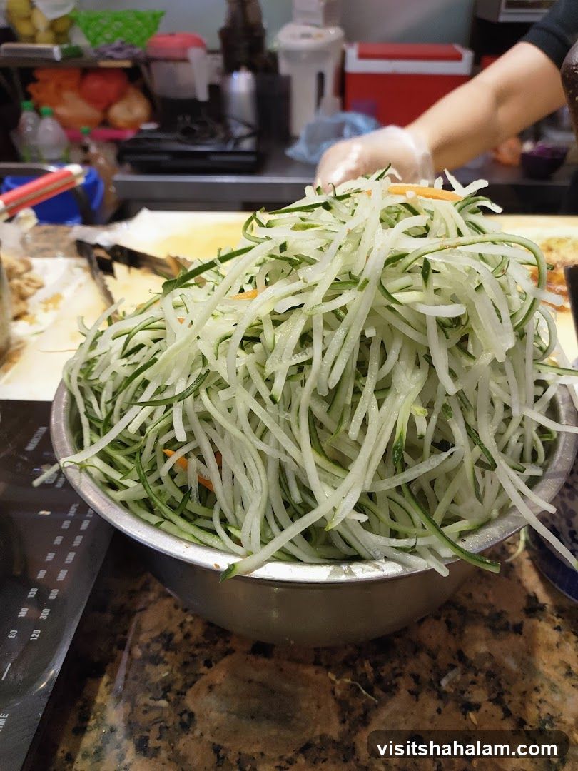 Shredded Cucumber Salad
