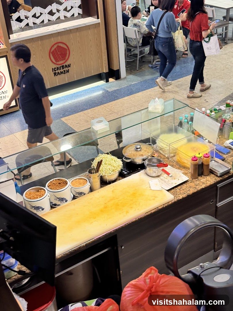 Ramen Preparation Area