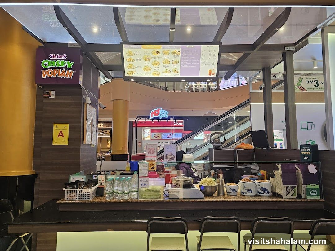 Food stall counter