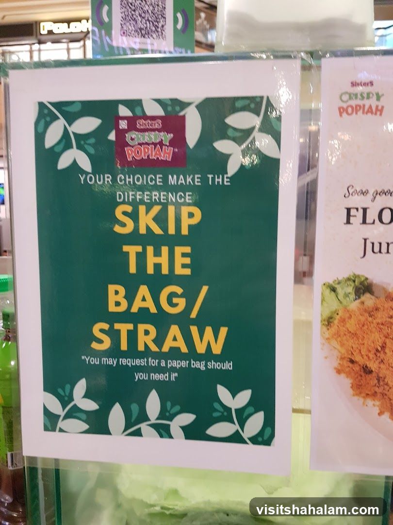 Skip the Bag/Straw Sign