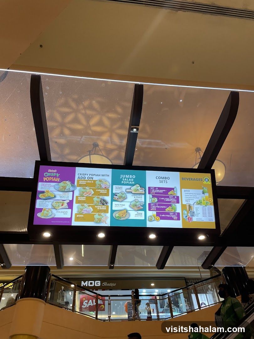 Sisters Crispy Popiah Menu
