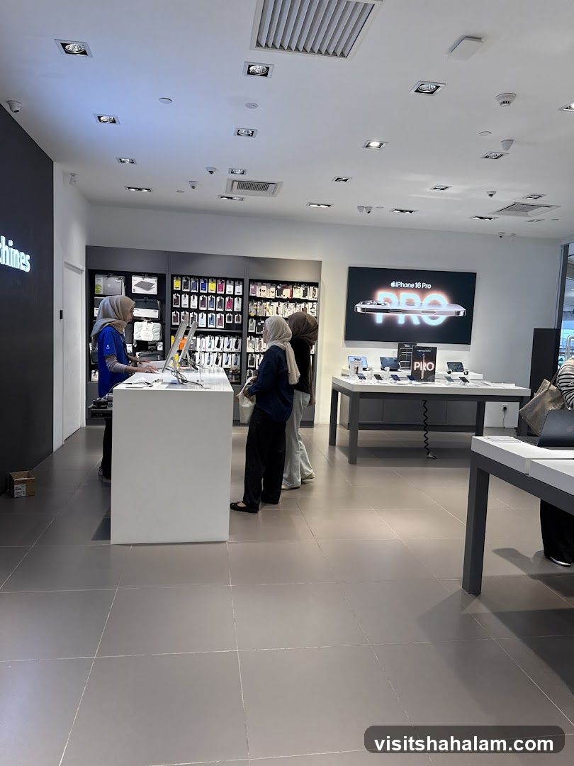 Electronics Store Interior