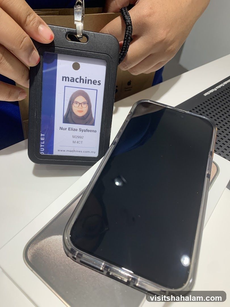 Employee ID Badge and Smartphone