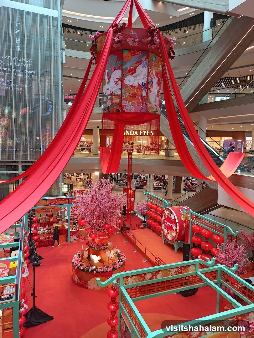 Chinese New Year Decorations in a Mall