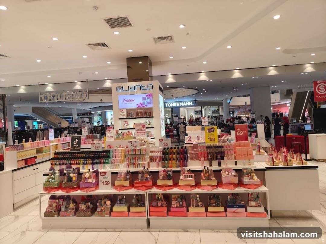 Cosmetics and Perfume Display
