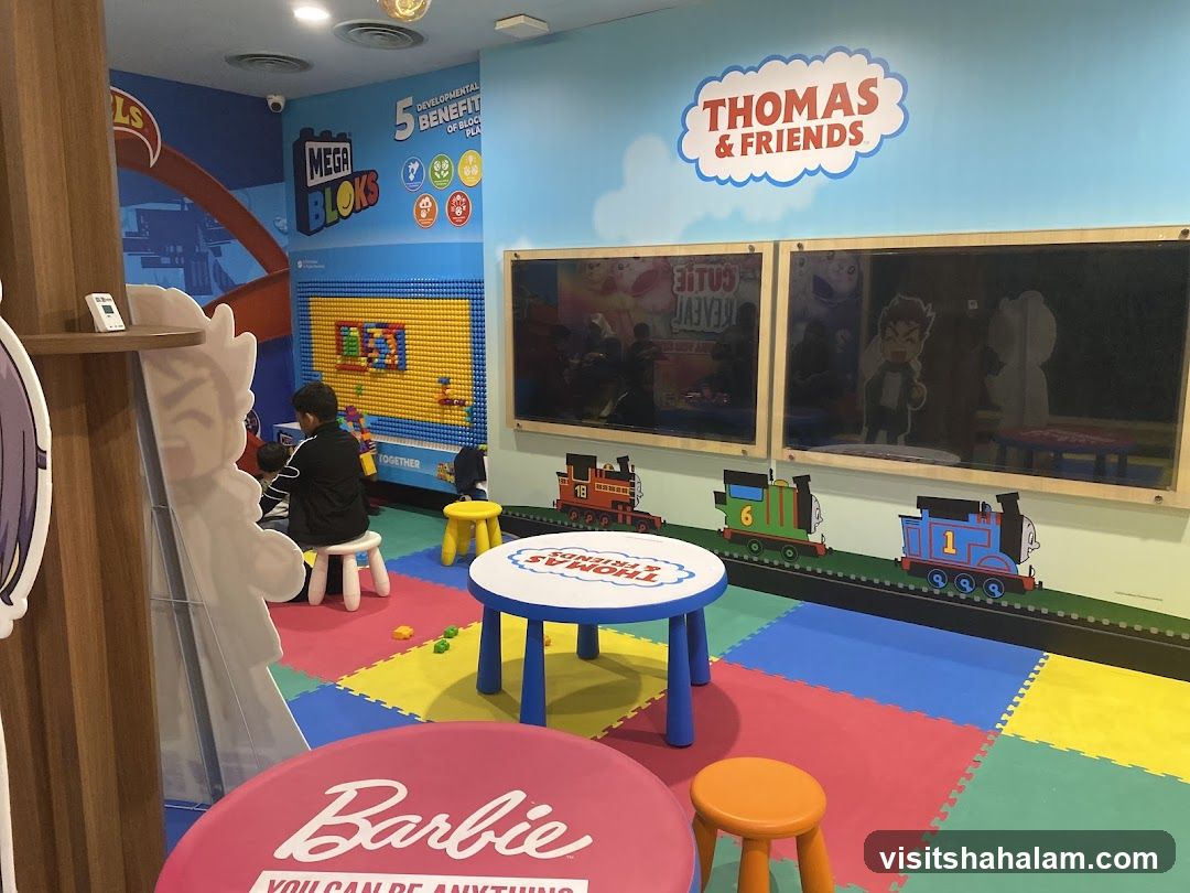 Children's Play Area with Thomas & Friends and Mega Bloks Themes