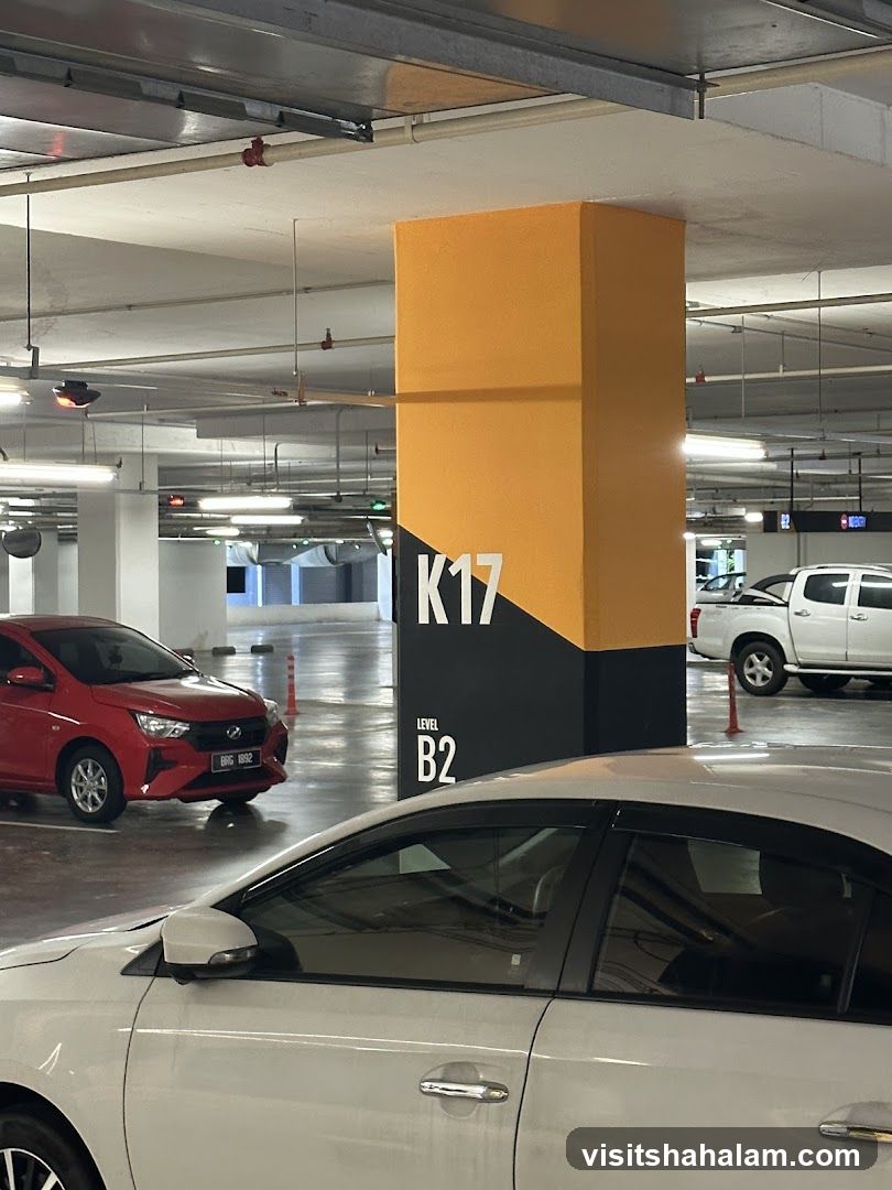 Parking Garage Pillar