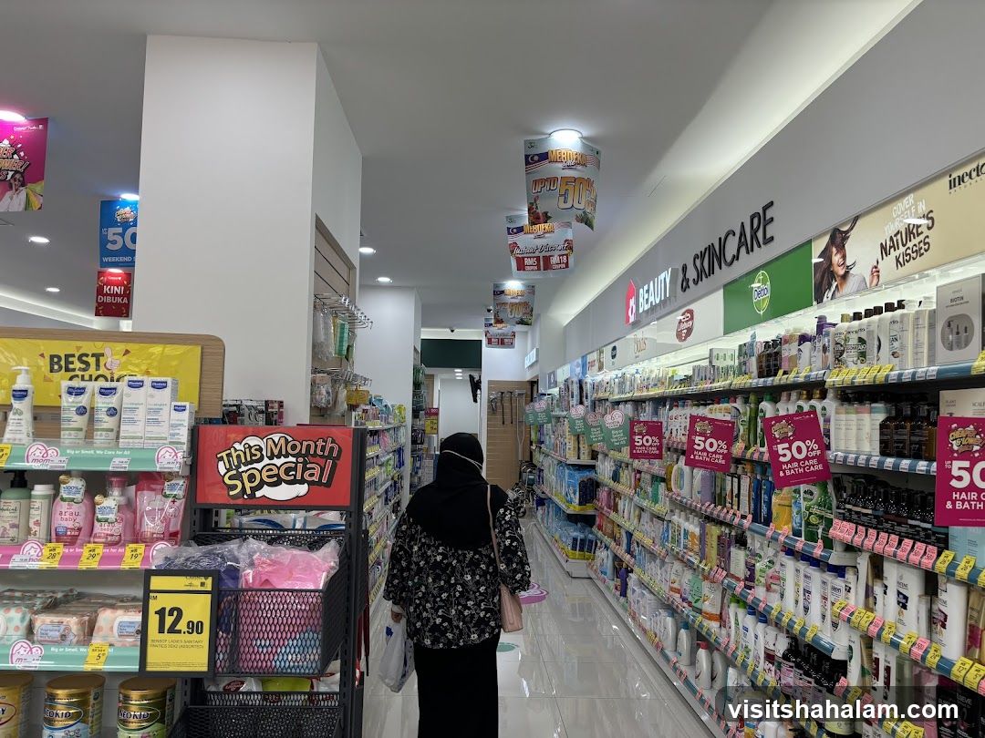 Health and Beauty Store Aisle