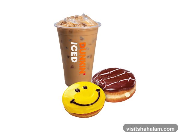 Dunkin' Iced Coffee and Donuts