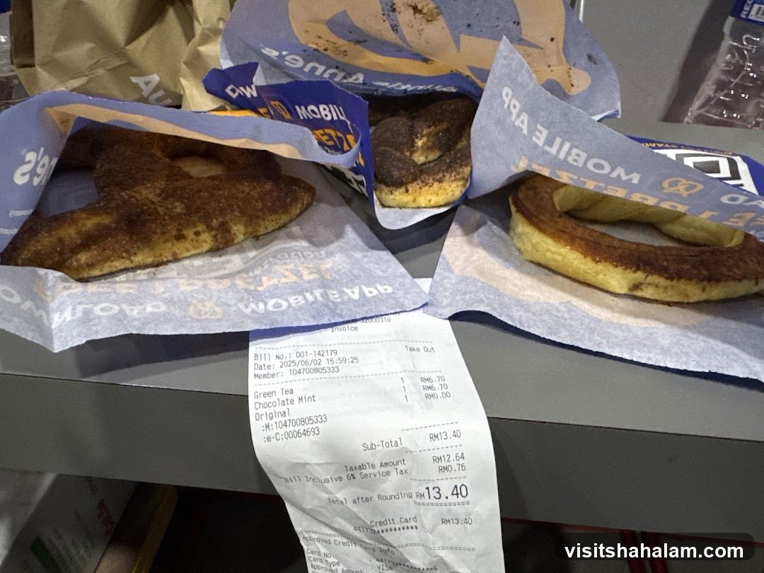 Pretzels and Receipt