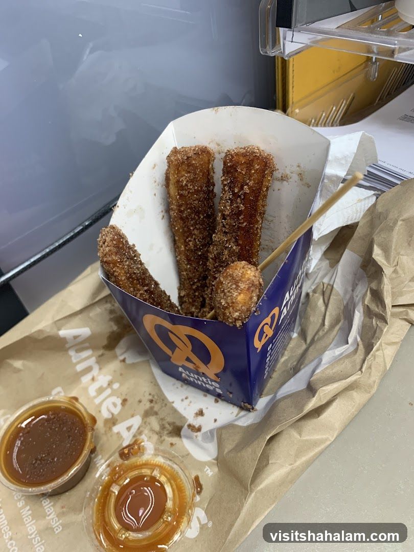 Churros with Caramel Dip