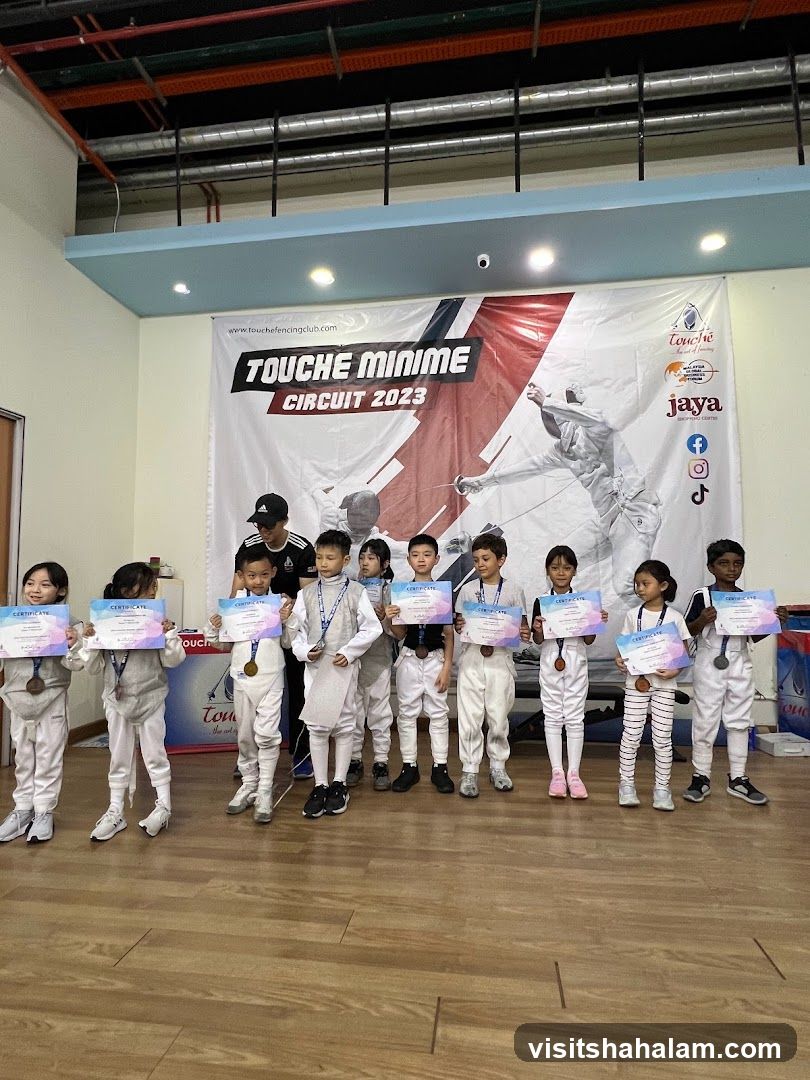 Fencing Competition Awards Ceremony