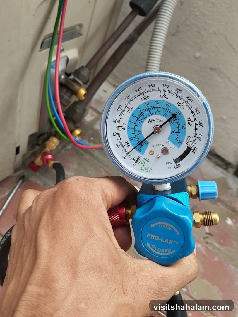 Air Conditioning Manifold Gauge