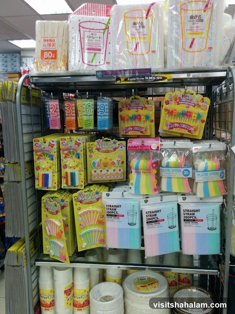 Party Supplies Display