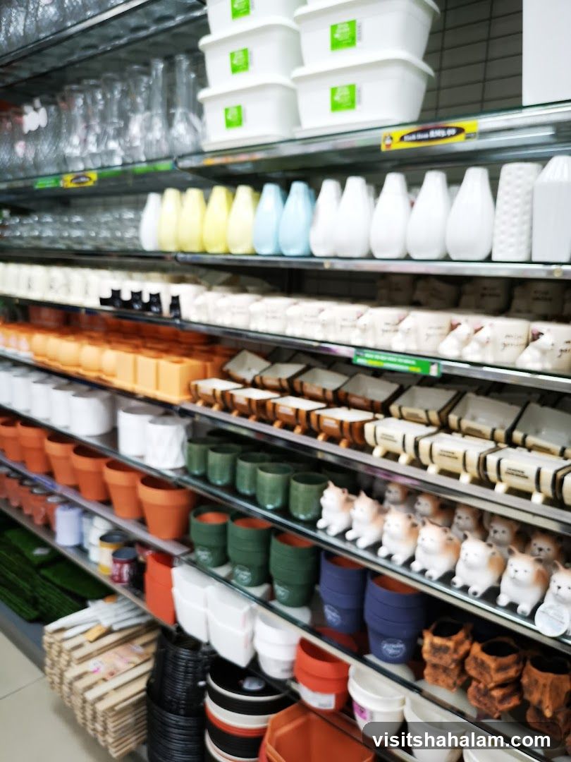 Shelves of Home Goods