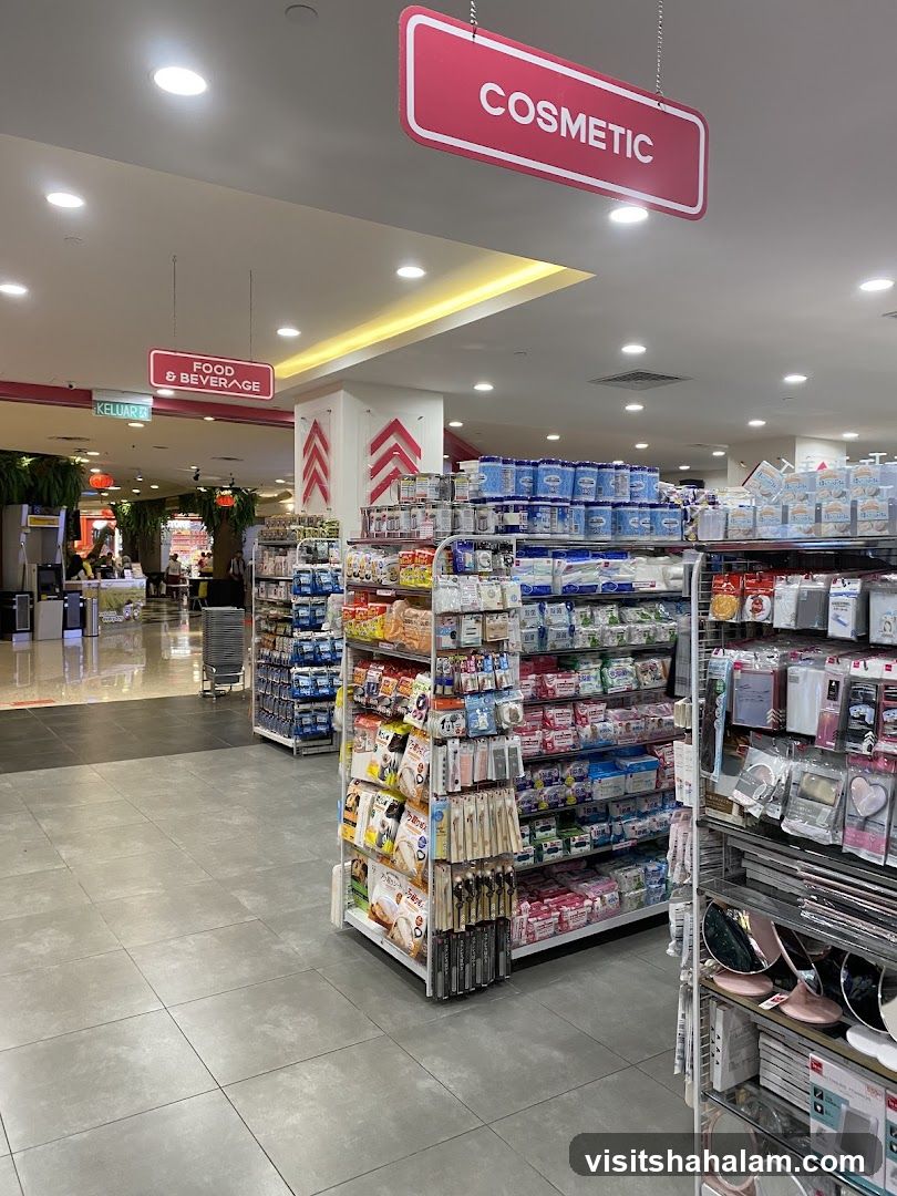 Cosmetic and Food & Beverage Aisles