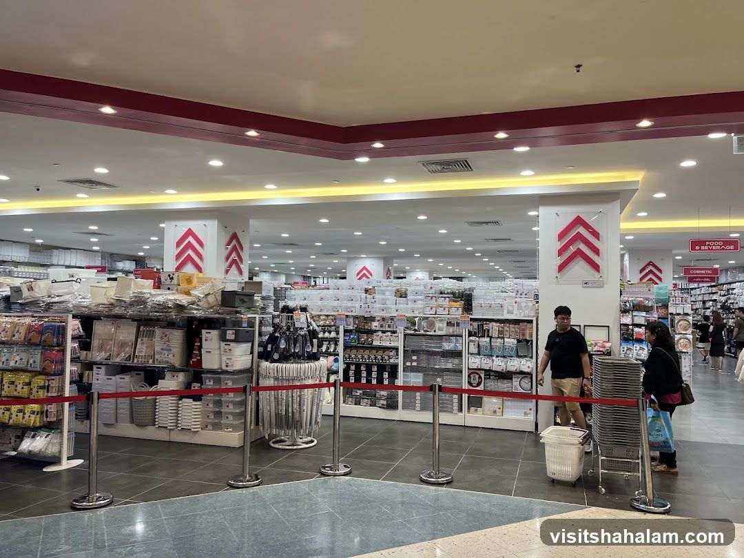 Interior of a retail store
