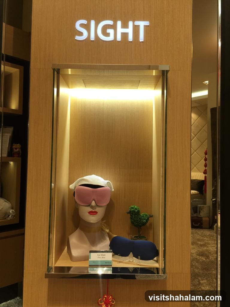 Display of Eye Masks