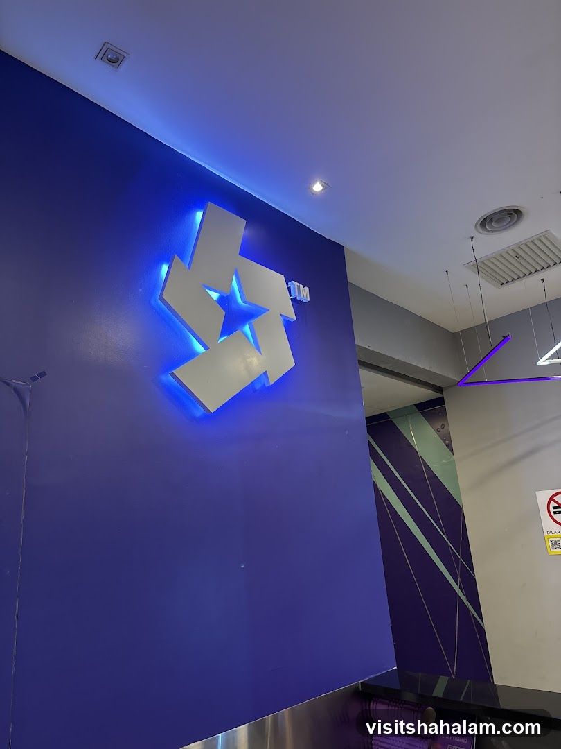 Gym Interior with Logo