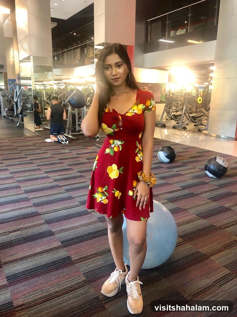 Woman in a gym
