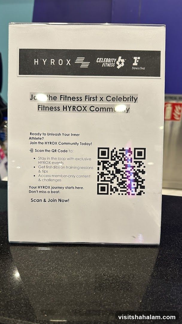Fitness First x Celebrity Fitness HYROX Community Poster