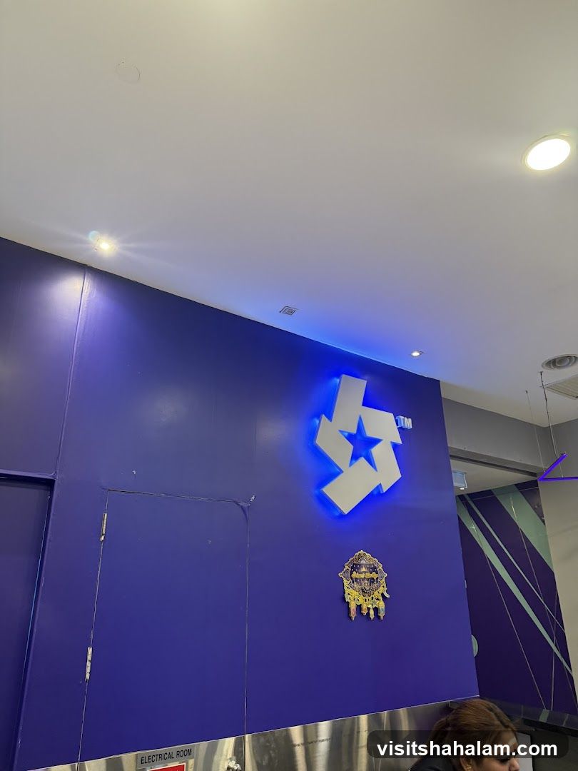 Store Interior with Logo